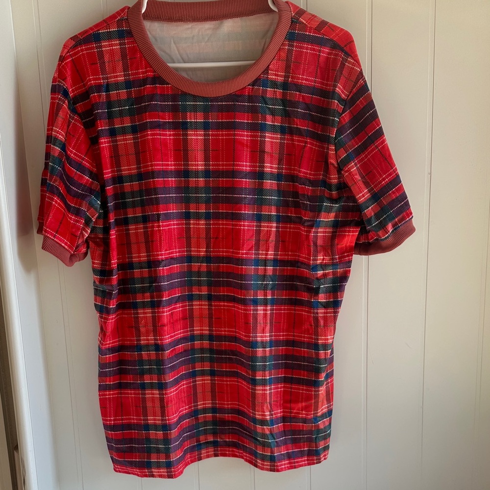 Plaid Shirt - Red and Green
